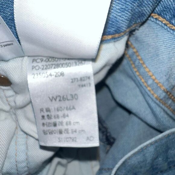 Levi’s Strauss & Co 501 Premium Denim Jeans Button Fly Medium Wash size 26 - Picture 7 of 8